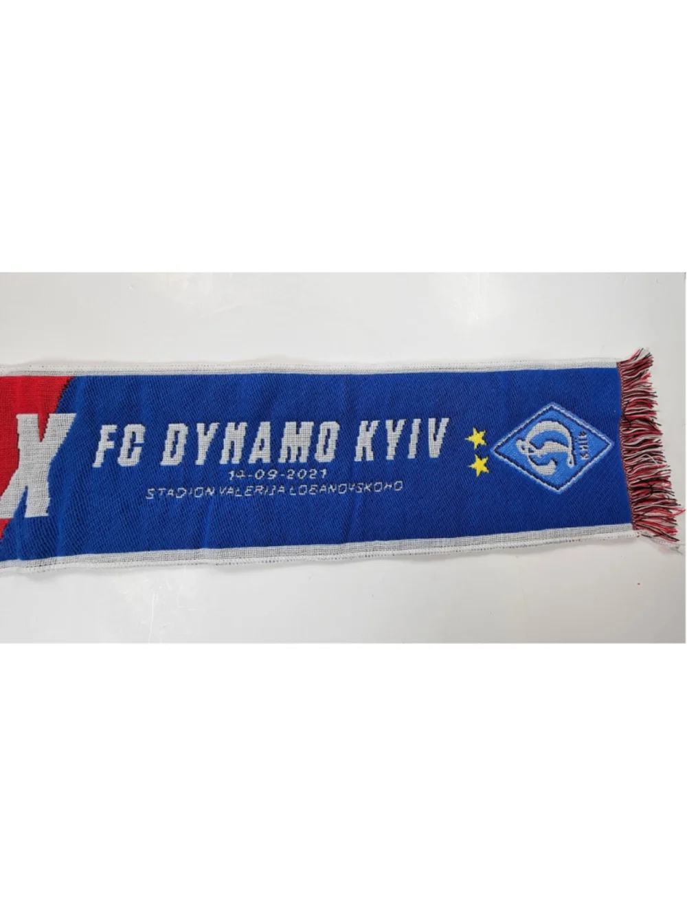 SL Benfica FC Dynamo Kyiv Soccer Scarf 2021 UEFA Champions League Match Portugal